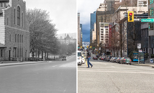 Burrard and Nelson Streets
